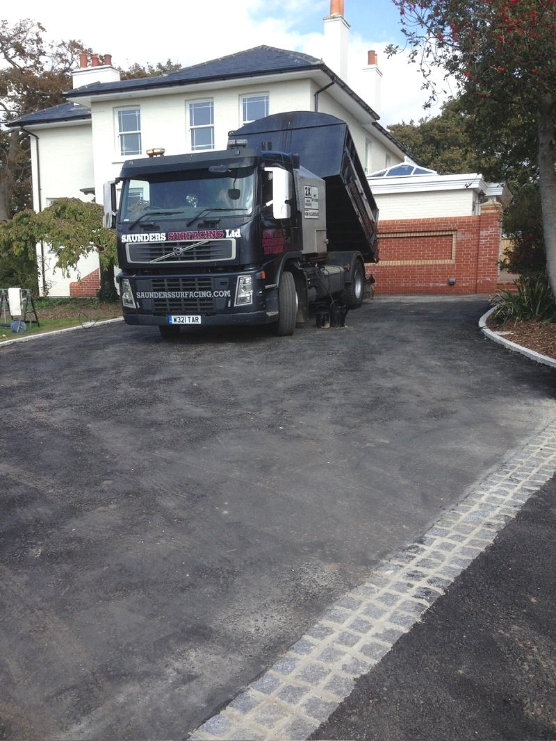 driveway tar and chip surface dressing Somerset